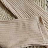 Leggings | Wide Rib Beige
