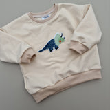 Chenille Patch | Triceratops