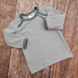 Heart Sweater / Martha Sweater | Indigo Stripes