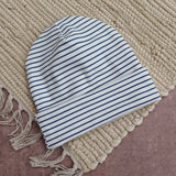 Beanie - Stripes Blue/White