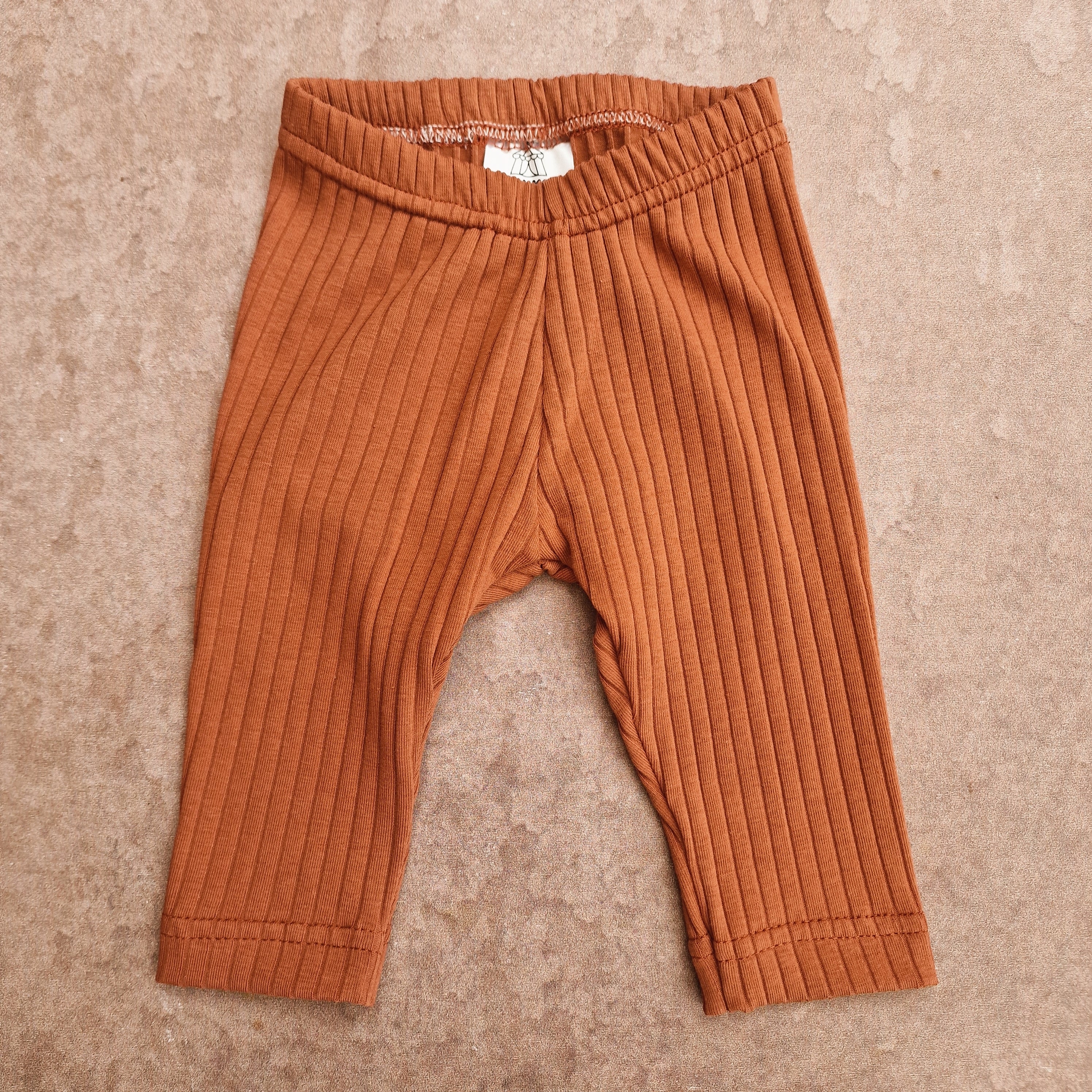 Leggings | Breitrib Ziegelrot