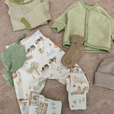 Cotton Fleece Jacket | Sage