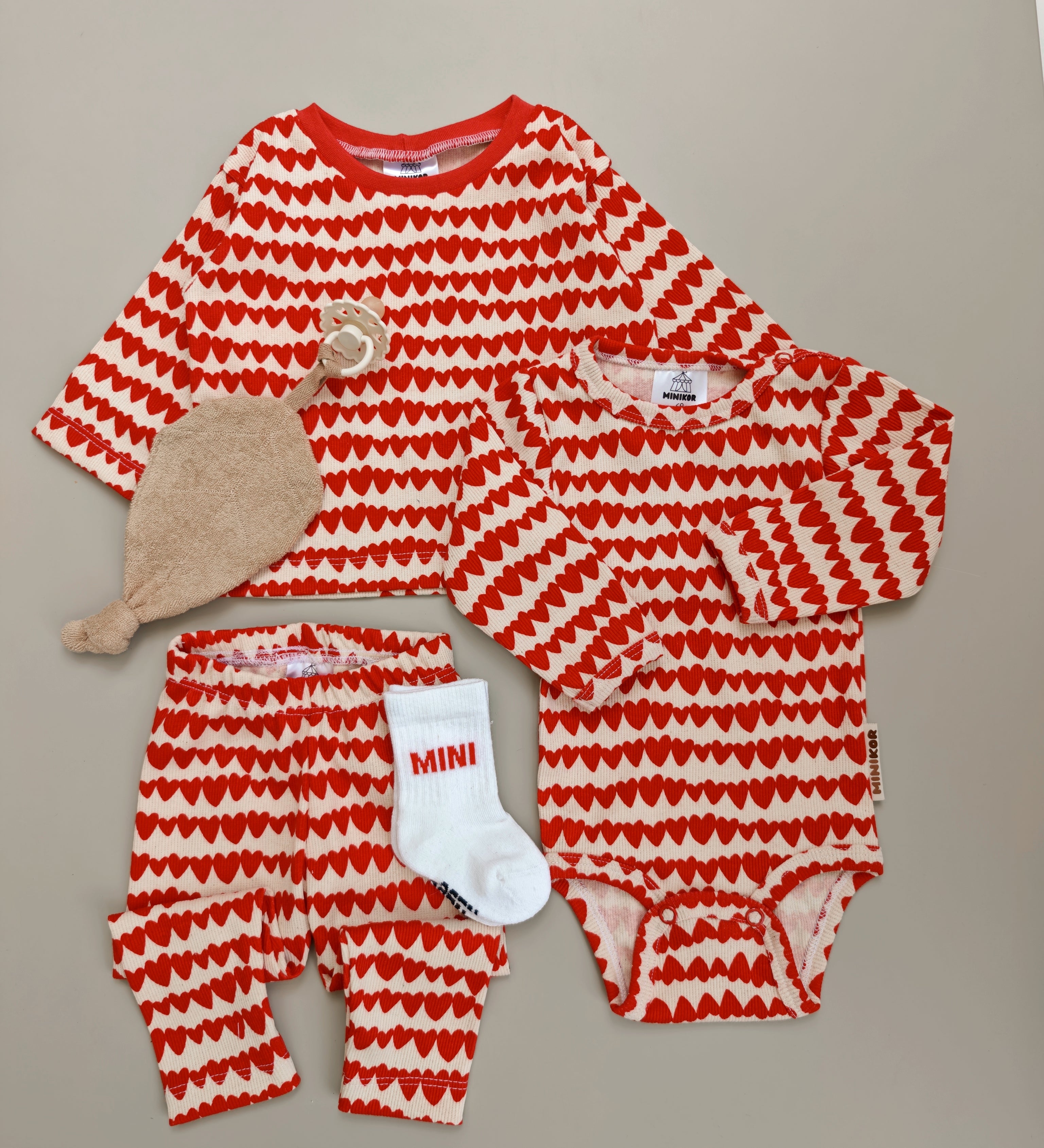 Body Rib Jersey | Little Hearts