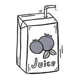 Iron-on Patch | Blueberry Juice Small