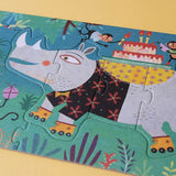 Londji Stufen-Puzzle "DSCHUNGEL-PARTY"