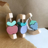 Wooden rattle | Apple