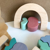 Wooden rattle | Apple