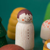 Londji Wooden Play Figures "FOREST ANIMALS"