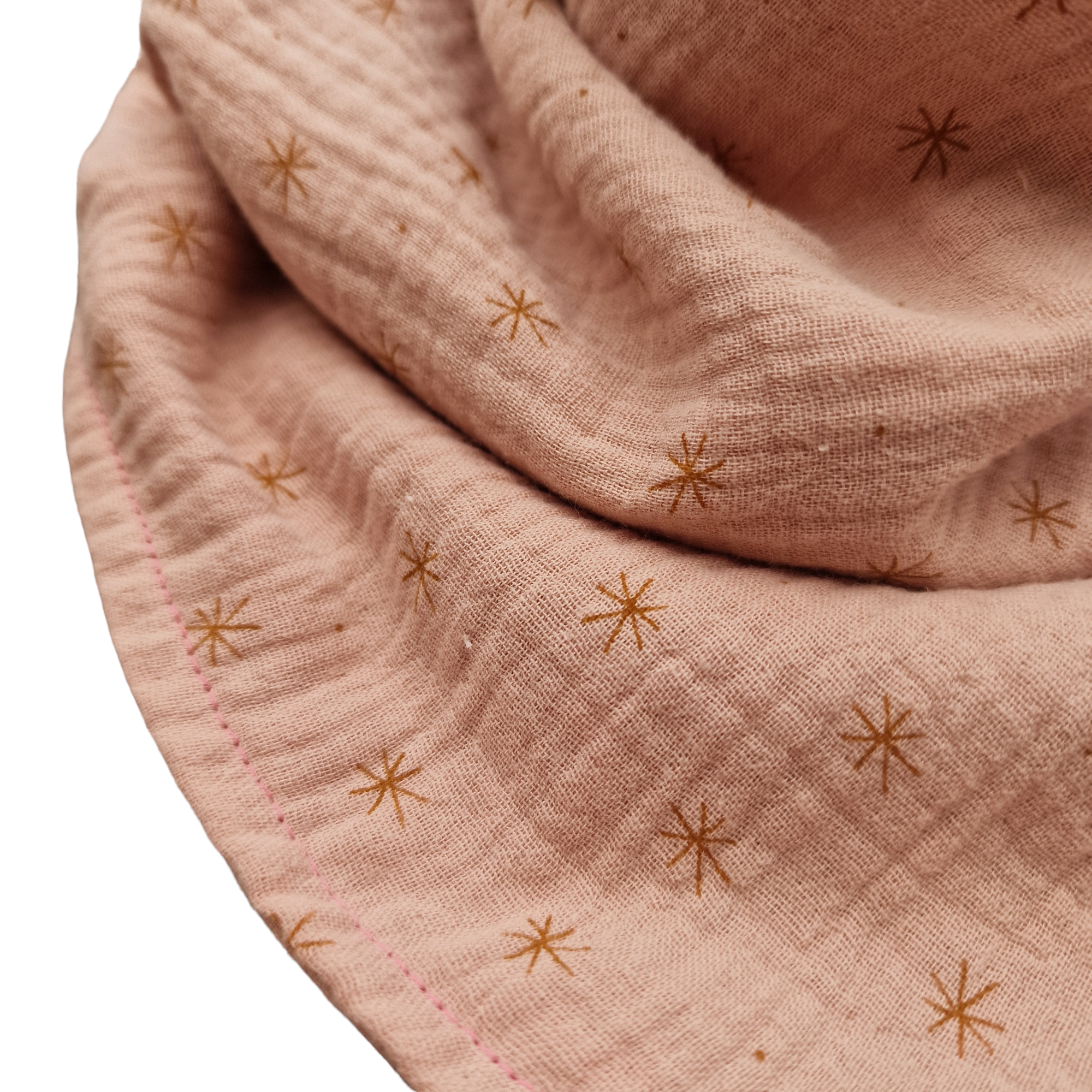 Muslin Scarf | Pink Stars