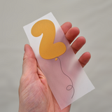 Bügelbild | Geburtstagsballon 2