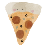 Bügelbild | Happy Pizza