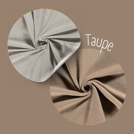 Baumwollfleece Overall - Taupe