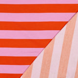 Soft Sweat | Streifen Orange/Rosa