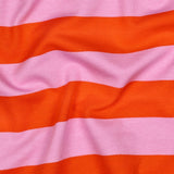 Soft Sweat | Streifen Orange/Rosa