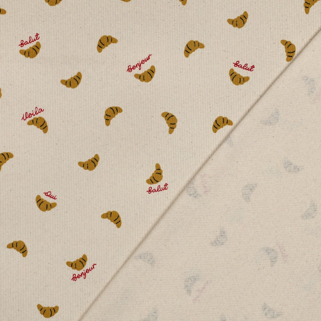 Rib Jersey | Croissants Natur