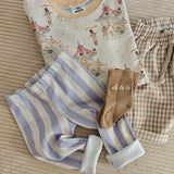 Dreesibukse - Plaid Beige Cream