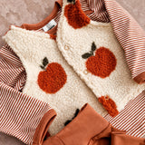 Teddy Fleece Vest | Apples