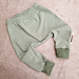 Harem Pants | Fir Green Stripes