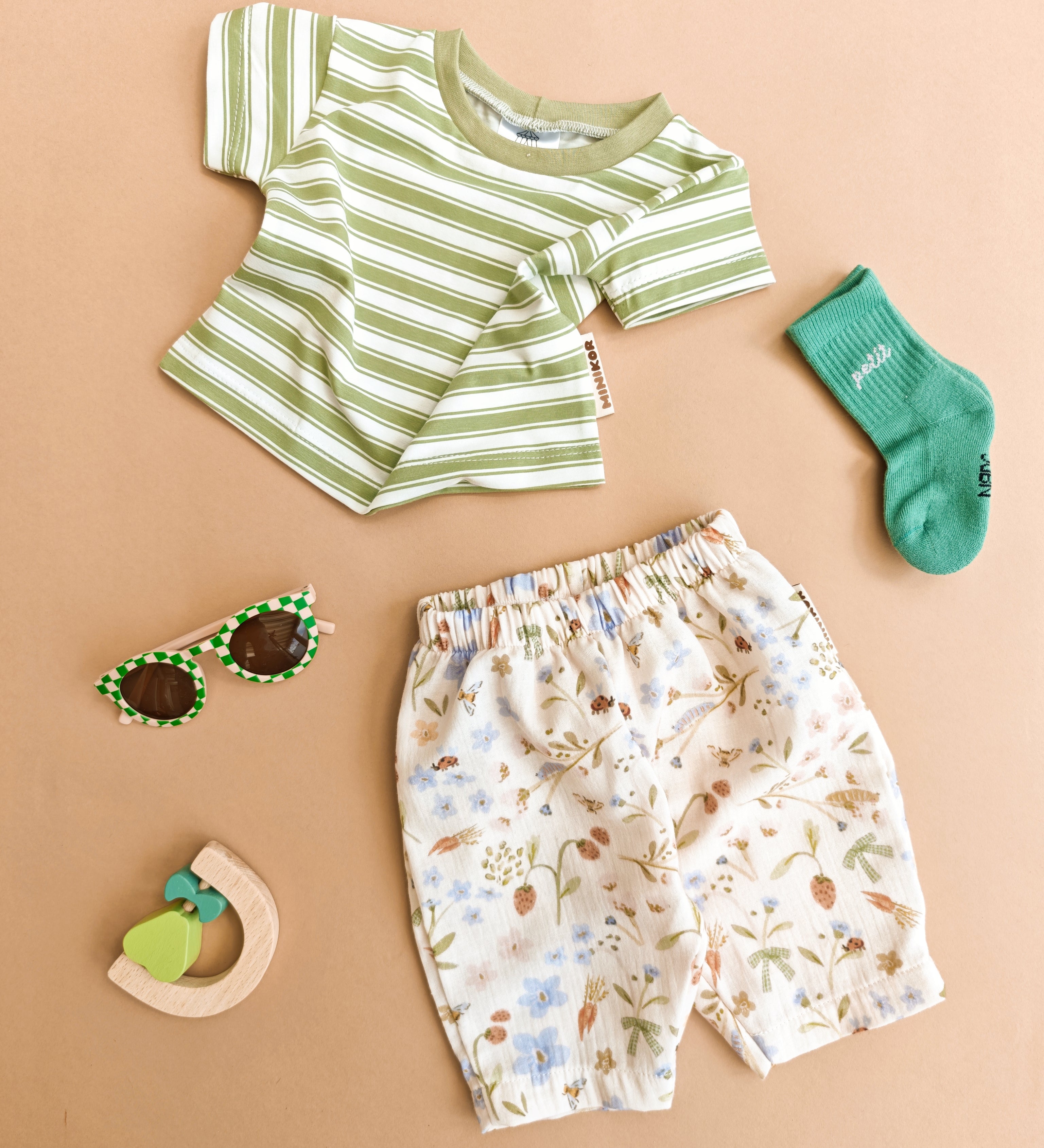 Loki T-Shirt | Green Stripes