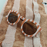 Sunglasses | Cognac/Rose Stripe