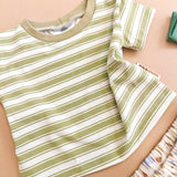 Loki T-Shirt | Green Stripes