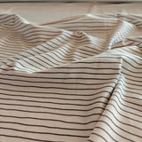 Jersey | Streifen Grau