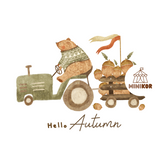 Iron-on transfer | Tractor ride Acorn