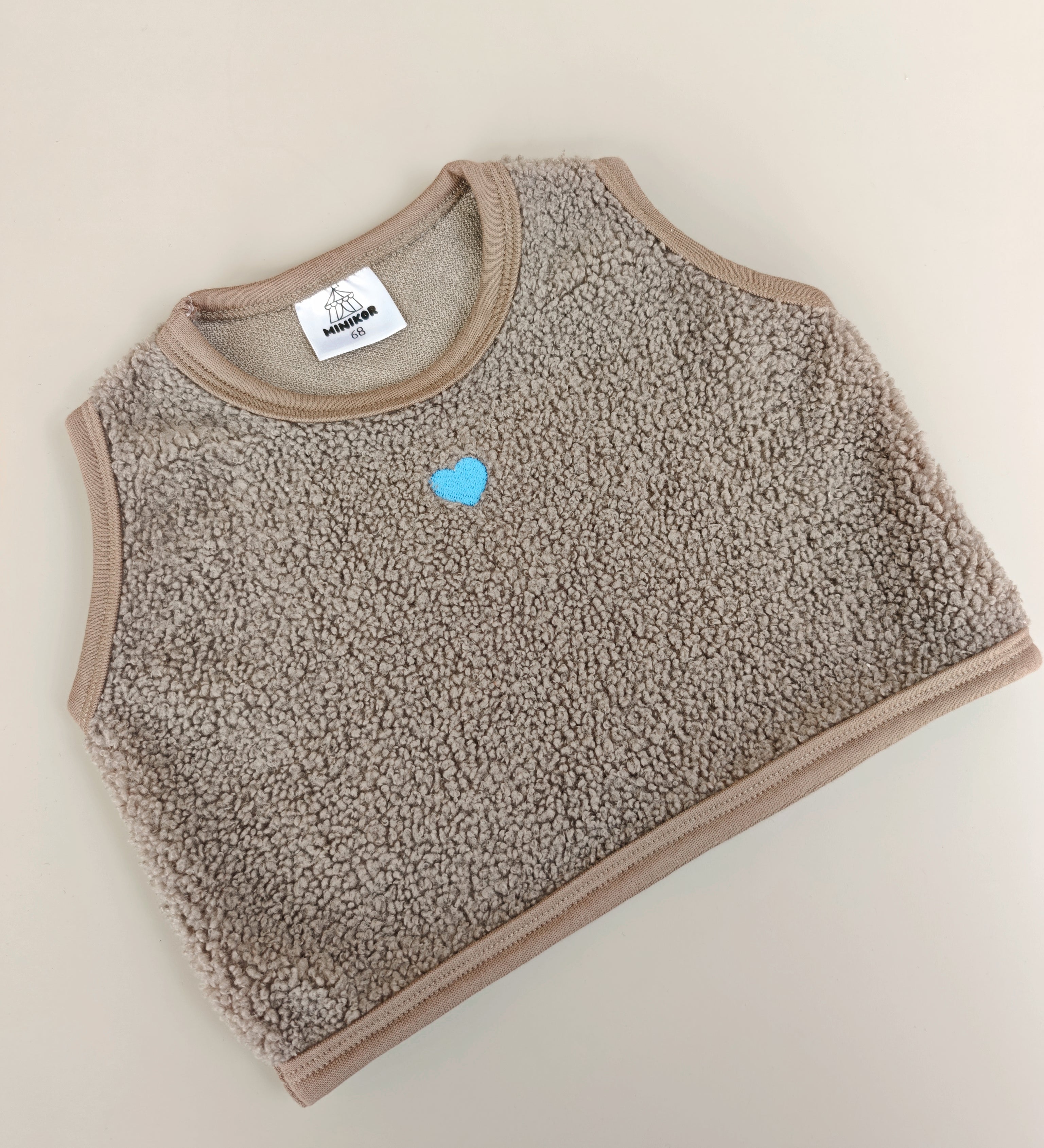 Gilet Teddy | Taupe