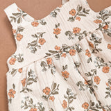 Musselinlatzhose | Floral Peach
