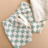 Kurze Hose | Grid Mint