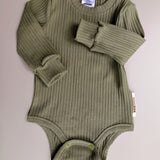 Body Rib Jersey | Wide Rib Pine Green
