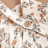 Musselinlatzhose | Floral Peach