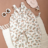 Musselinlatzhose | Floral Peach