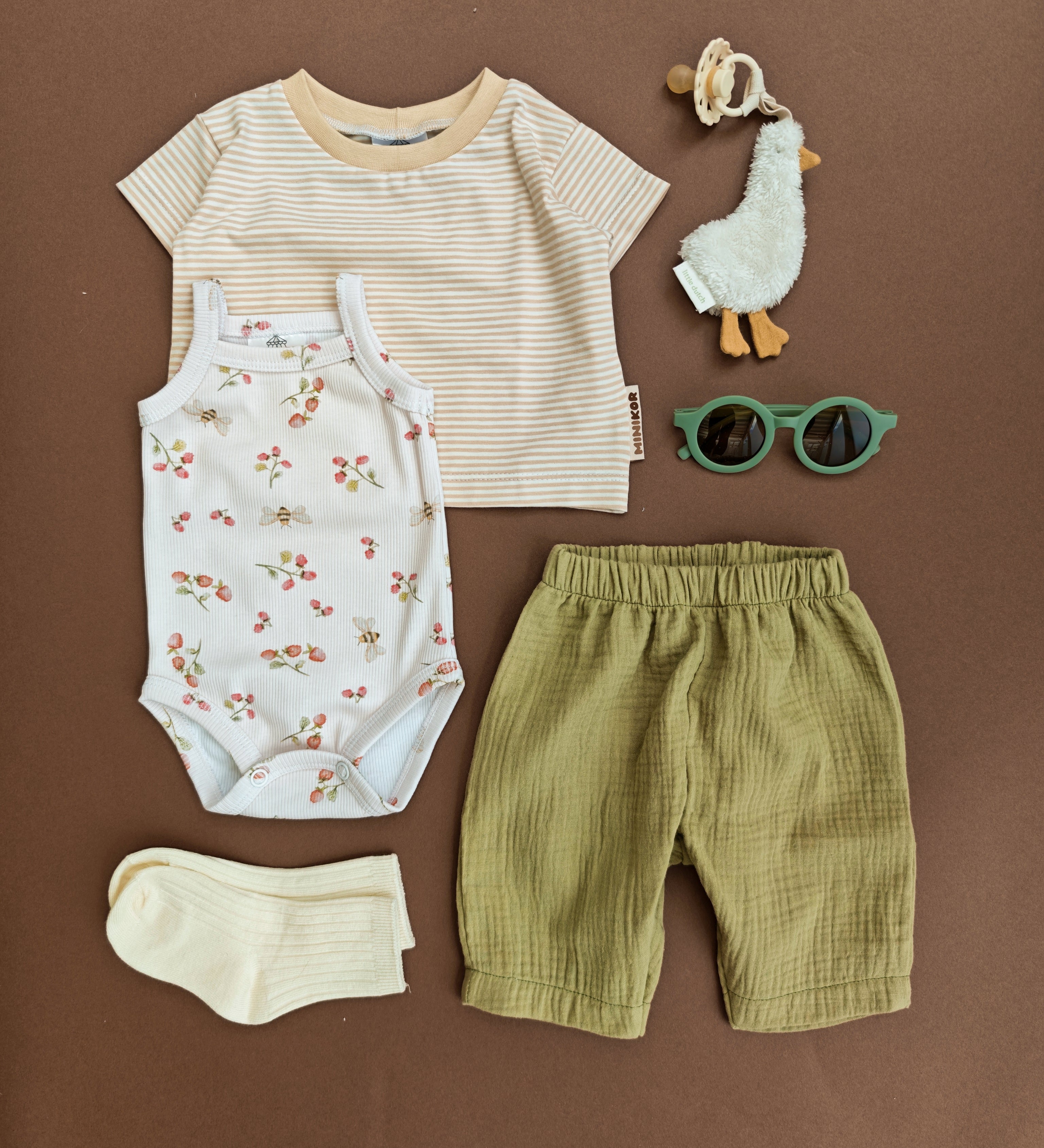 Loki T-Shirt | Ringel Beige
