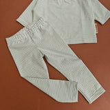 Leggings | Ringel Eisblau