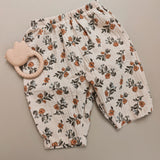 Elio Trousers - Floral Peach