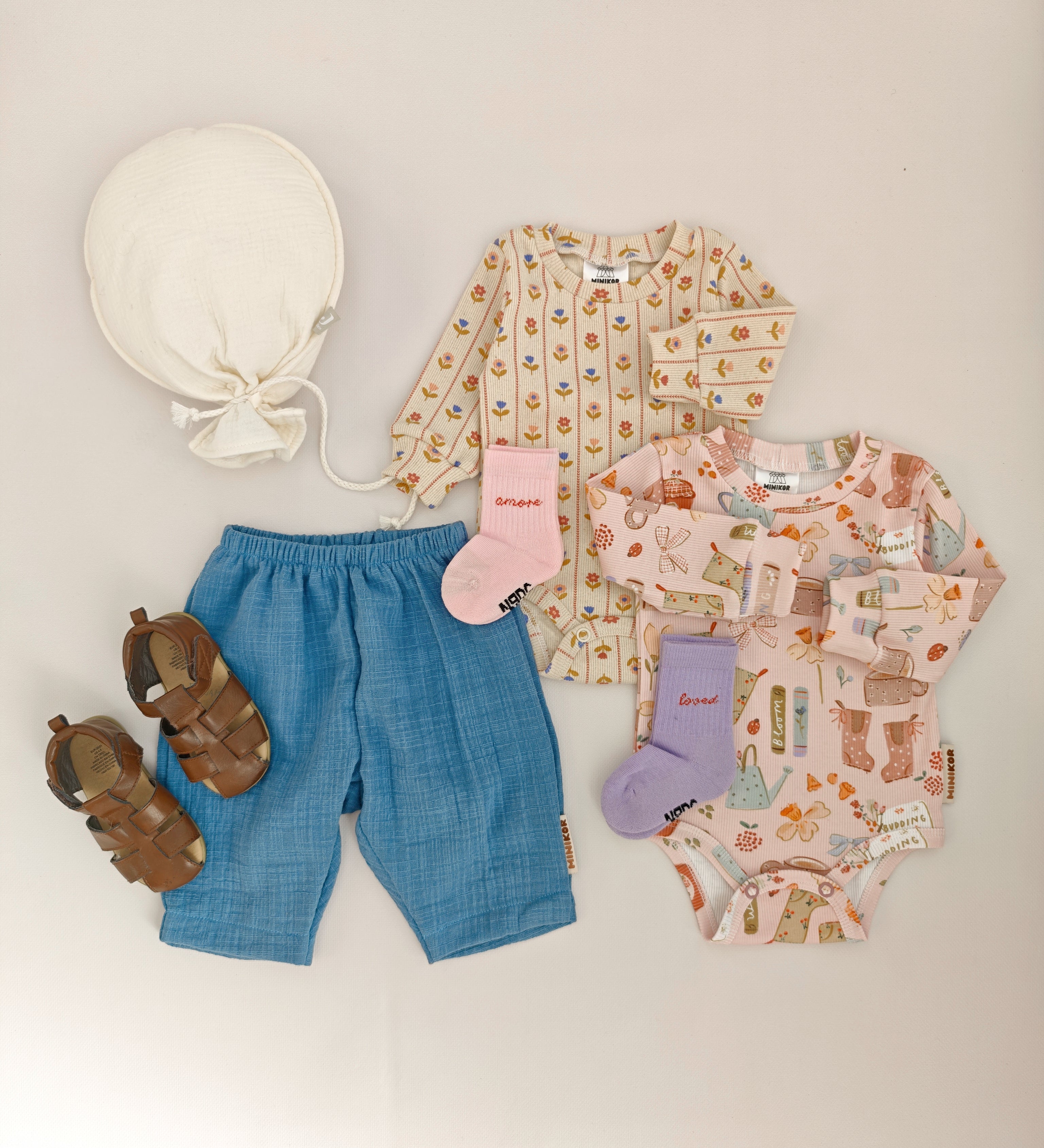 Body Rib Jersey | Vintage Flora