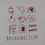 Bügelbild | Breakfast Rot