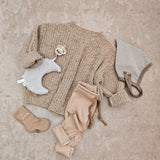 Merino Knit Sweater | Beige
