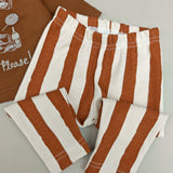 Leggings | Striped Brownie