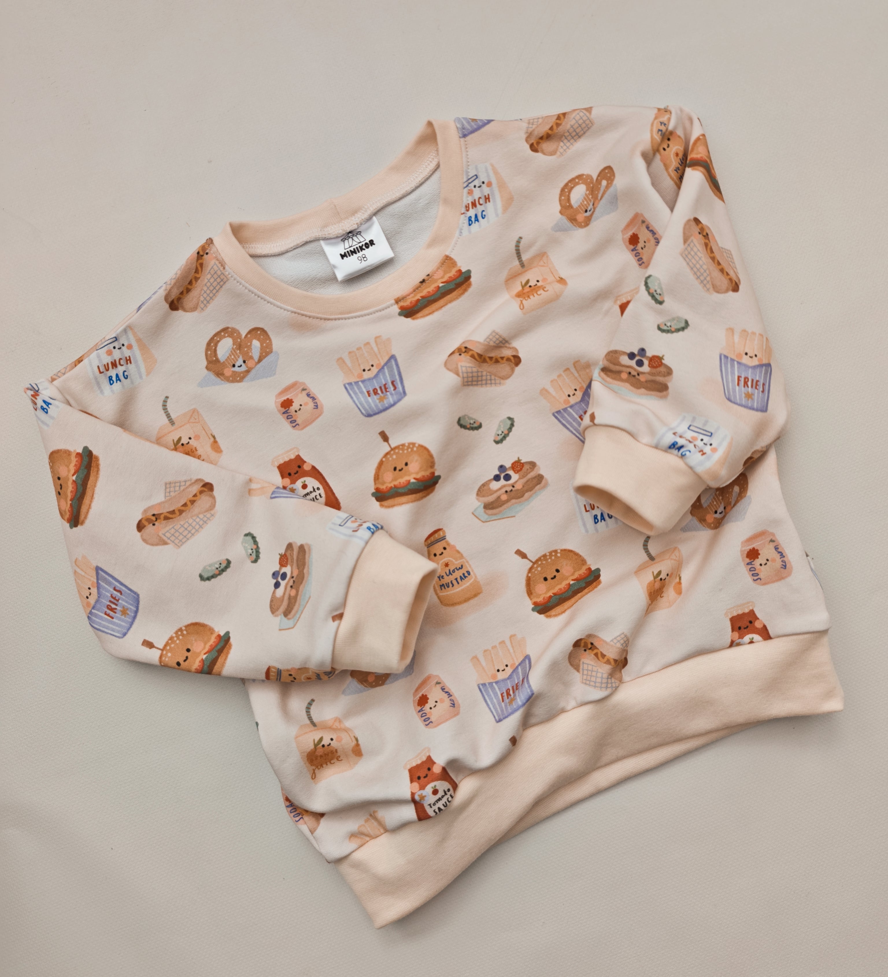 Oversize Sweater MC MINIKOR – handgenähte Kinderkleidung von Minikor